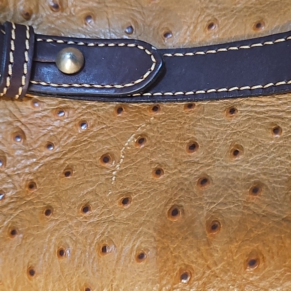 Dooney & Bourke Ostrich Satchel - Picture 4 of 9
